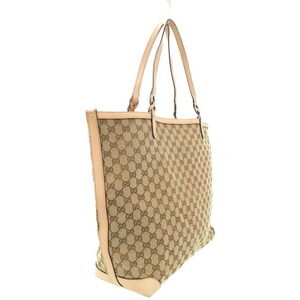 Gucci Canvas Craft tote Cream GG bag